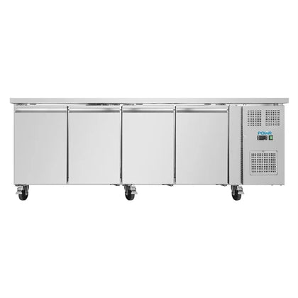 Polar UA049-A U-Series Four Door Counter Fridge 553Ltr