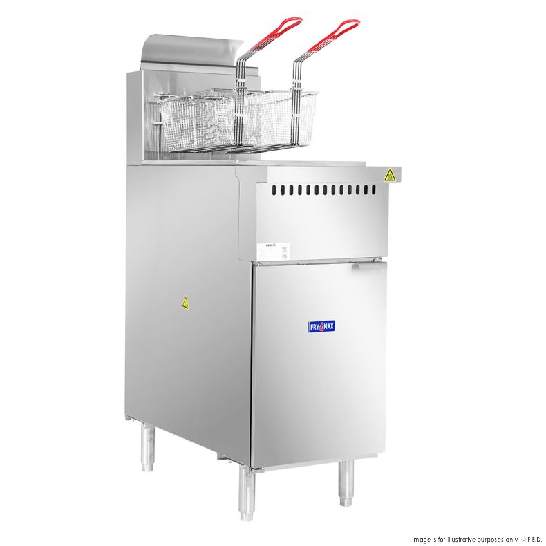 VP122 V Pan Natural Gas Deep Fryer - Catering Sale