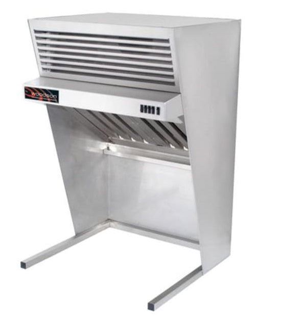 Woodson W.CHD750 Countertop Ductless Exhaust Hood, 750mm Wide Unit (10A) - 0.5kW