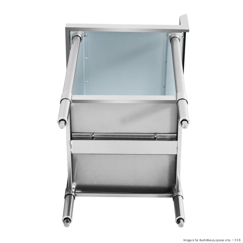 WBCB6-0600/A - Corner Workbench with 150mm Splashback & Undershelf