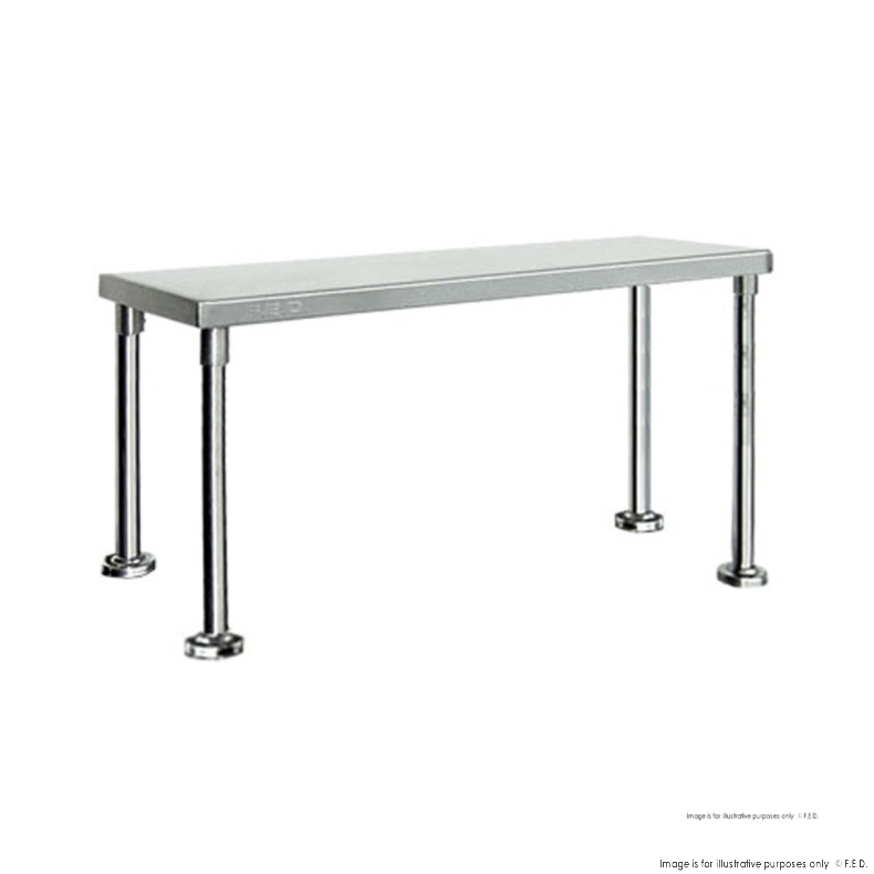 Single Tier 400mm Deep Workbench Overshelf 450mm High WBO1-1200-400