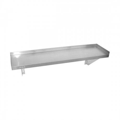 Modular systems 0900-WS1 Stainless Steel Solid Wall Shelf