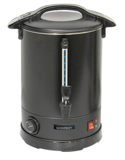 Woodson / W.URN10.B / 10L Capacity Matte Black Urn (10A) -2.2kW / 4Kg / W235 x D235 x H475 / 1Y Warranty