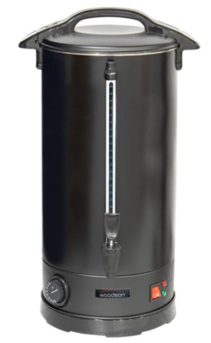 Woodson / W.URN30.B / 30L Capacity Matte Black Urn(10A) - 2.2kW / 6Kg / W325 x D325 x H630 / 1Y Warranty