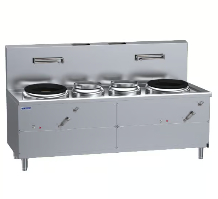 LUUS WV-1A2P1A Fo San Wok With Centre Pots 2200mm