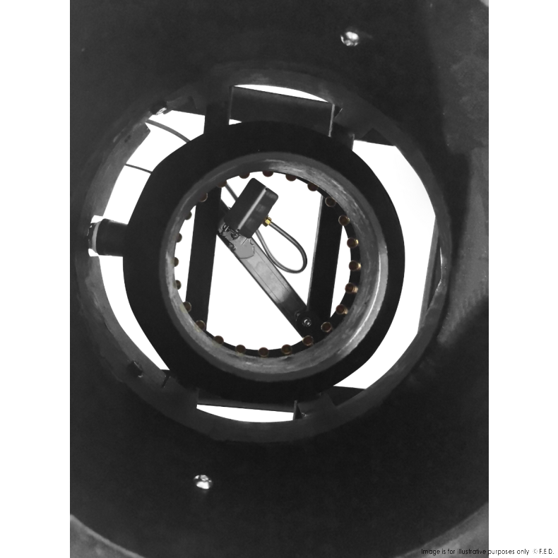 Gasmax Waterless LPG Single Wok Chimney Burner - WW-1LC