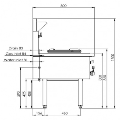 Luus WZ-1C Asian Range Waterless Wok