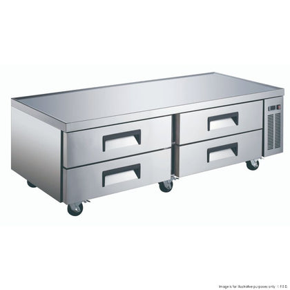 FED-X Chef Base Refrigeratied Drawer Bench 453L XCB-72