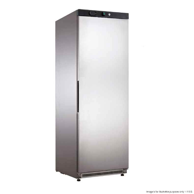 FED-X 340L S/S Single Solid Door Freezer - XF400SS - Catering Sale