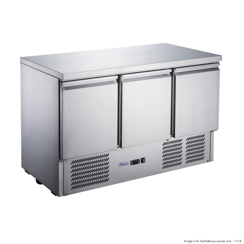 FED-X Compact Workbench Fridge - XGNS1300B - Catering Sale