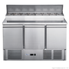 Thermaster GNS1300D Three Door Compact Salad Prep Top 7 × 1/3 GN Pans, 1370W