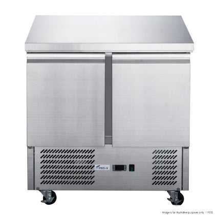 FED-X XGNS900B Compact Workbench Fridge 240L 90mmW