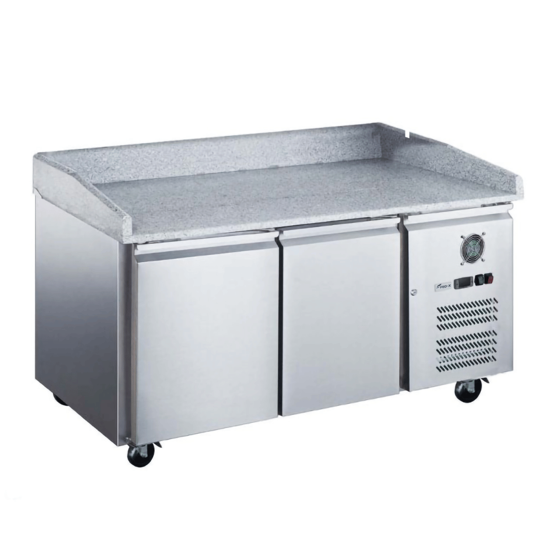 FED-X XPZ2600TN Two Door Standard Salad Prep Fridge 390L W1510mm