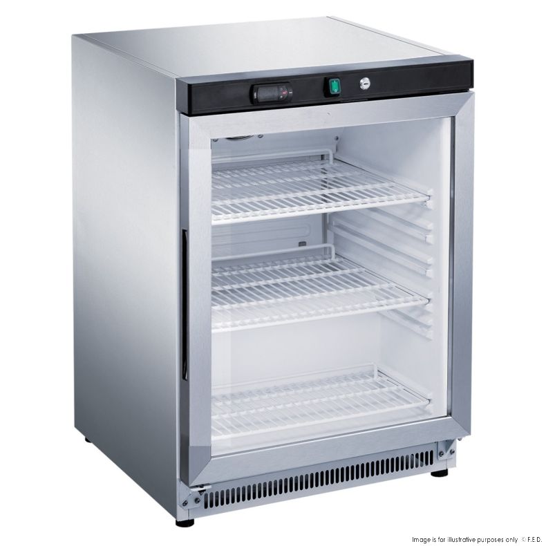 FED-X 130L Bar Cooler Glass Door - XR200SG - Catering Sale