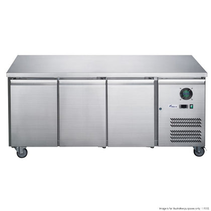 FED-X XUB6F18S3V S/S Three Door Bench Freezer 339L W1795mm