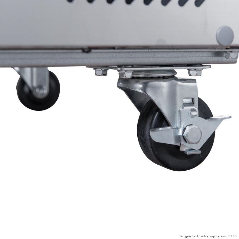 FED-X S/S Two Door Sandwich Counter - XSS7C13S2V - Catering Sale