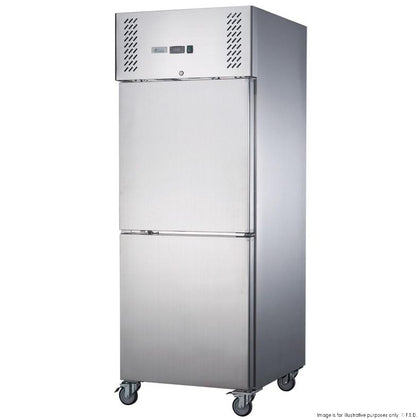 FED-X S/S Two Door Upright Freezer - XURF600S1V