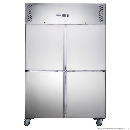 FED-X XURC1410S2V S/S Four Door Upright Fridge 1410L W1480mm