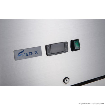 FED-X XURC1410S2V S/S Four Door Upright Fridge 1410L W1480mm