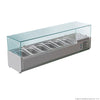 FED-X XVRX1500/380 Flat Glass Salad Bench W1500mm