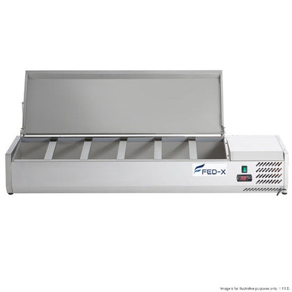 FED-X XVRX1500/380S Salad Bench with Stainless Steel Lid W1500mm