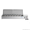 FED-X XVRX1800/380S Salad Bench with Stainless Steel Lids W1800mm