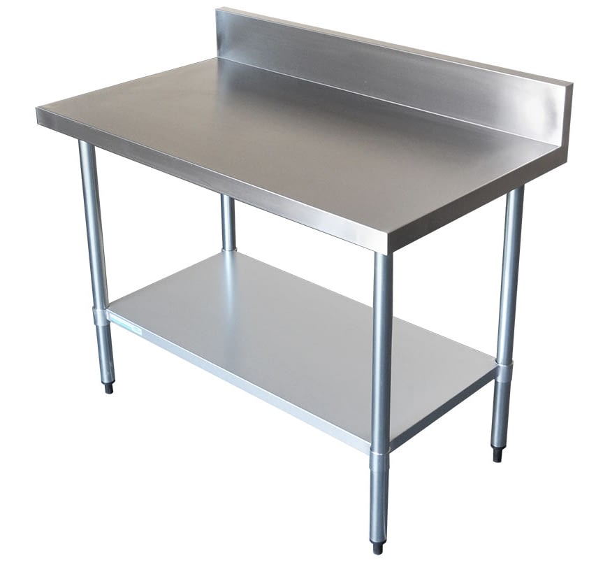 Brayco 12070SP Commercial Grade Stainless Steel Undershelf / Splashback Bench / W1200-D700-H900 mm