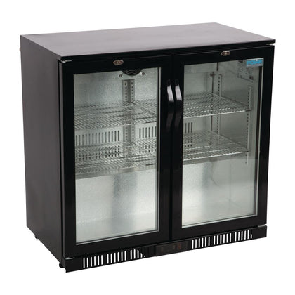 Polar GL012-A Under Counter Back Bar Cooler with Hinged Doors 198L