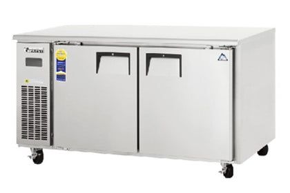 Everest B150C-2RROS-E 2 door underbench fridge - 1506 x 700 x 840
