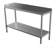 Brayco/2424/Commercial Grade Stainless Steel Flat Bench610x610x900mm high
