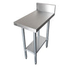 Brayco 4070SP workbench with splashback / W400-D700-H900 mm