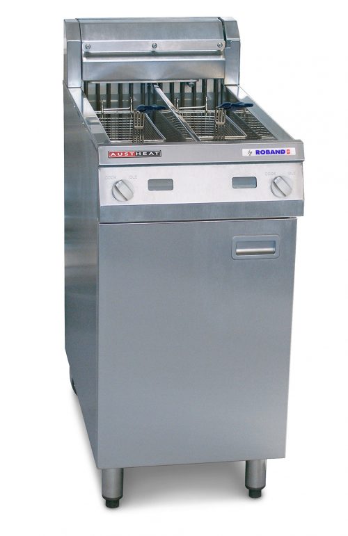 Roband AF822 Single Split Pan Fryer 2 Basket