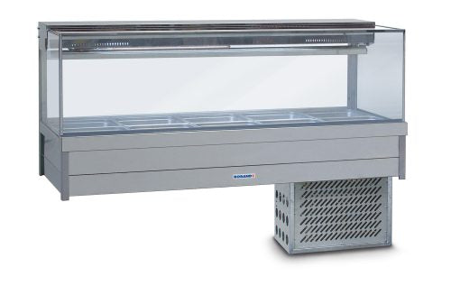 Roband SRX26RD Square Glass Cold Food Bar