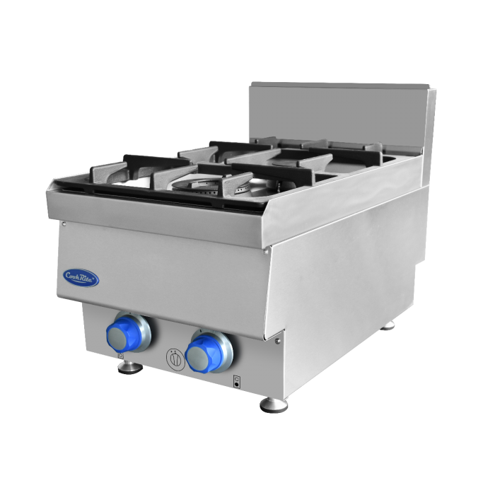 COOKRITE AT65G2B-C BENCHTOP GAS 2 BURNER