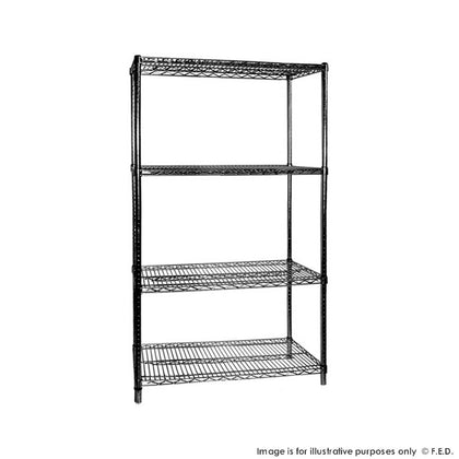 Modular systems B18/30 Four Tier Shelving - 457 mm deep x 1880 high x 760 width