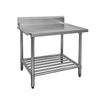 FED WBBD7-1200L/A  All Stainless Steel Dishwasher Bench Left Outlet / 1200x700x900