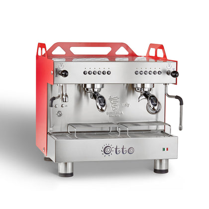 FED BZOTTOCDE2IR1 Bezzera OTTO Red Compact 2 Group Espresso Machine