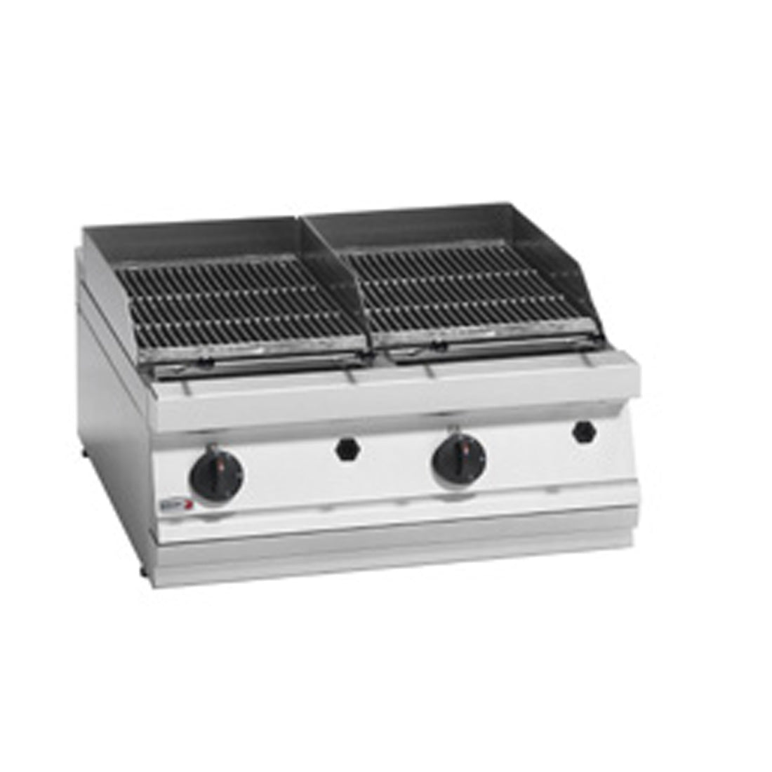 FED BG7-10LPG Fagor 700 series - LPG charcoal 2 grid grill
