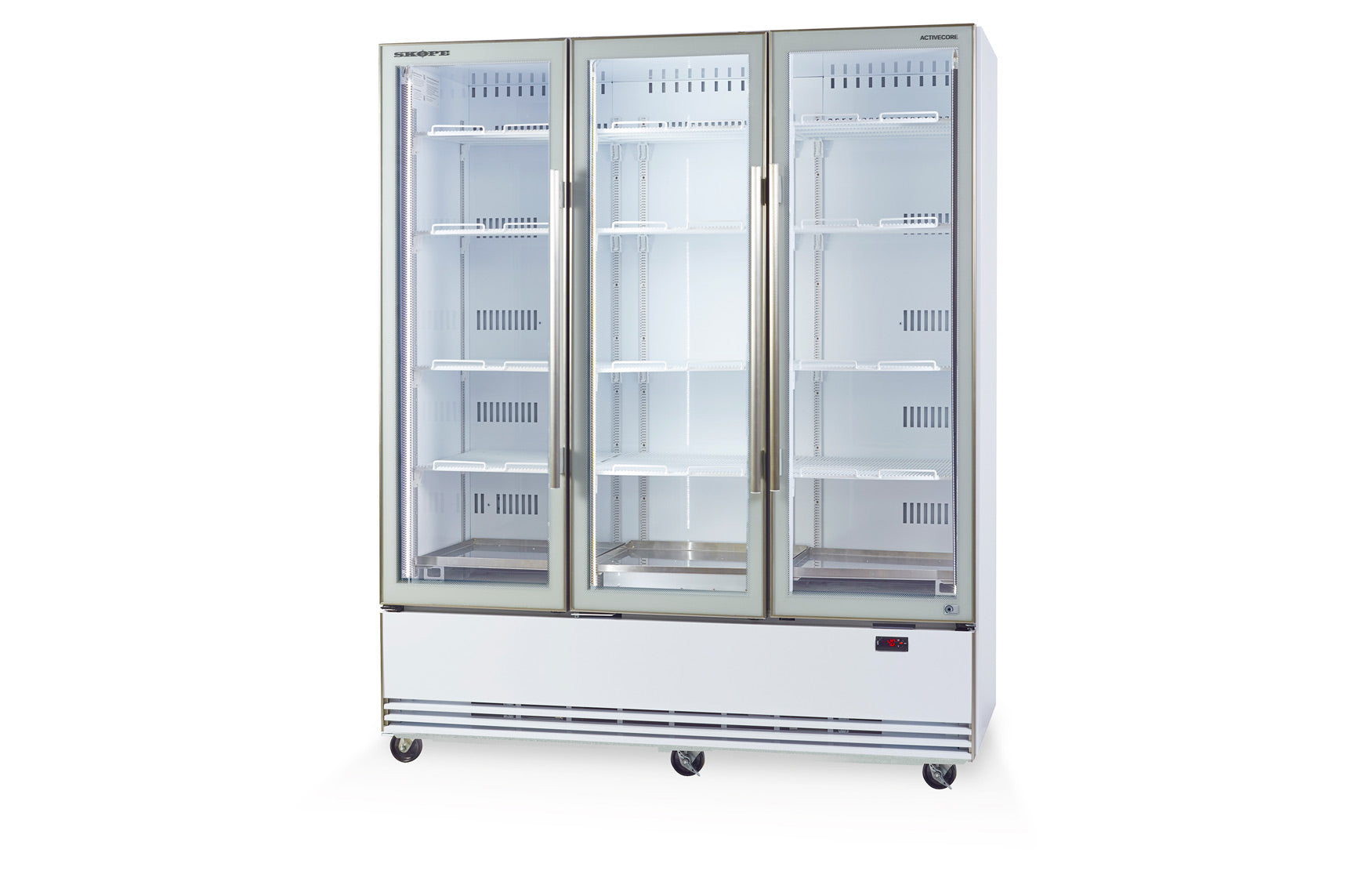SKOPE BME1500-A 3 Glass Door Fridge - 2005 x 1640 x 795 / 1433L