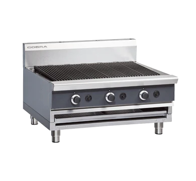 Cobra CB9-B_NAT 900mm Two Burner n Griddle Gas Range Static Oven