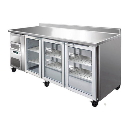 FED CM20G TROPICALISED Three Door Bar Fridge 543L