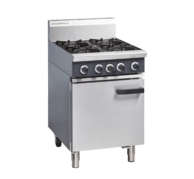 Cobra CR6D_NAT 600mm Four Burner Gas Range Static Oven