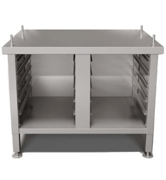 Convotherm CSK100 S/S stand (GN) - closed on 3 sides, 10 pairs of shelf rails