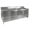 Modular Systems DSC-2400R-H KITCHEN TIDY CABINET WITH DOUBLE RIGHT SINKS