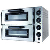 FED EP2S/15  Compact Double Pizza Deck Oven (15A) - 3.0kW / 33kg / W585 x D550 x H430  / 2Y Warranty