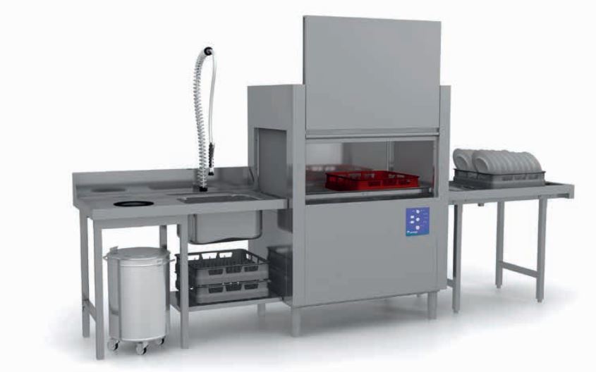 SAFCO Eurowash Rack Conveyor Dishwasher- (W1150 x D770 x H1615) [EW3512]