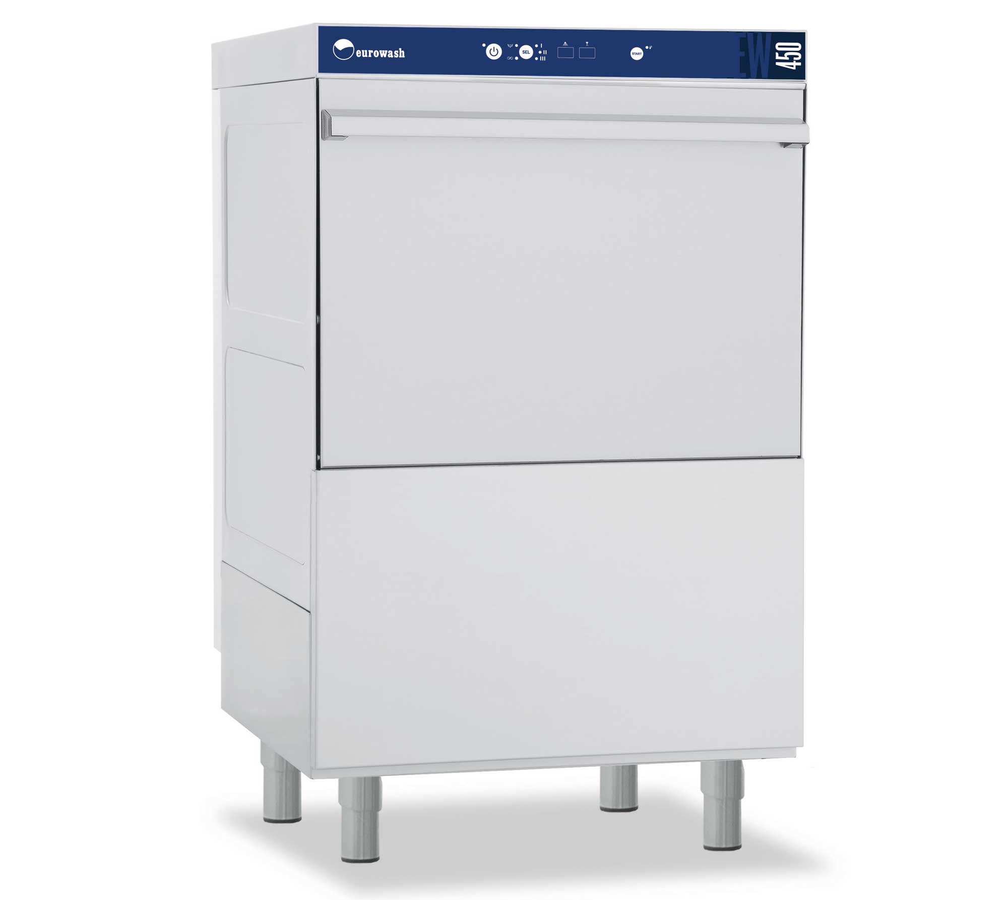 Eurowash  EW450E Underbench Glass/Dishwasher 240V 15A (Inc Rinse Pump)