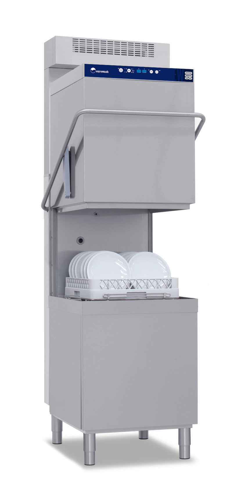 SAFCO Eurowash Passthrough Dishwasher with Heat Recovery Inc Rinse pump (W721xD836xH2265/16A)