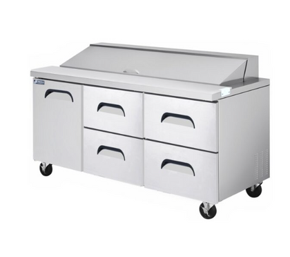 Fresh / FSU-72-D6 / SALAD & SANDWICH PREP TABLE ( DRAWER ) / 188kgW1839xD762xH1080