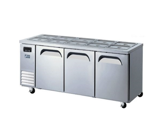 Fresh / FTTB-1800R / OPEN-AIR SALAD TABLE  / 104kg1800x700x846